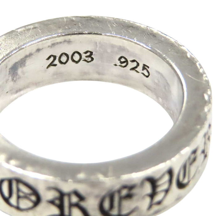CHROME HEARTS 
SPACER FOREVER シルバー 2003年刻印 
スペーサー フォーエバー リング 6mm