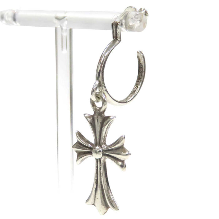 CHROME HEARTS 
TINY CH CROSS シルバー 片耳用 1989年刻印 
タイニー CHクロス フープ ピアス