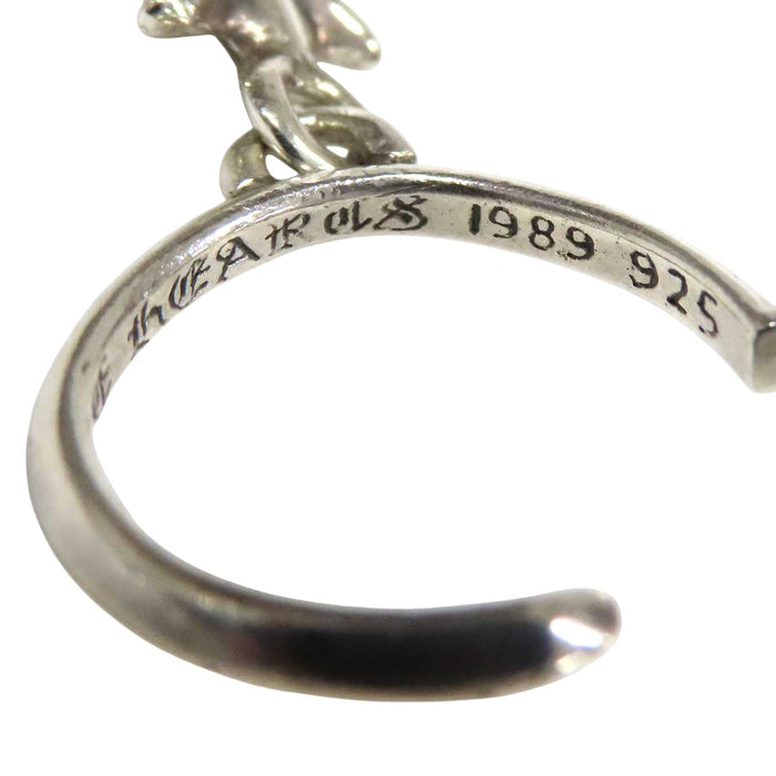 CHROME HEARTS 
TINY CH CROSS シルバー 片耳用 1989年刻印 
タイニー CHクロス フープ ピアス