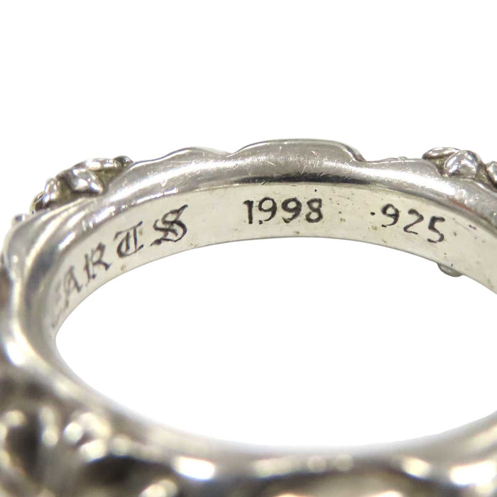 CHROME HEARTS 
CH SBT BAND クロス シルバー 1998年刻印 
SBT バンド リング