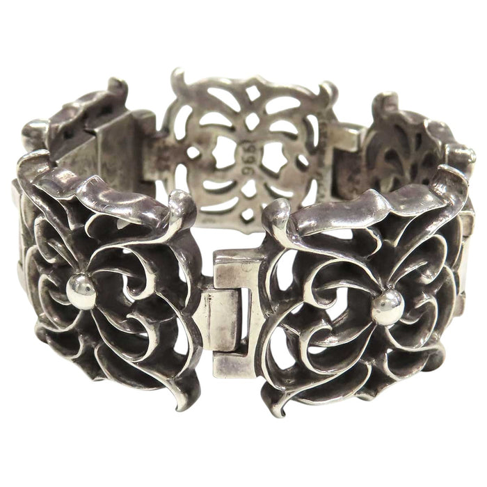 CHROME HEARTS 
CH 1996年刻印 シルバー 
ラージ スパイダー ブレスレット