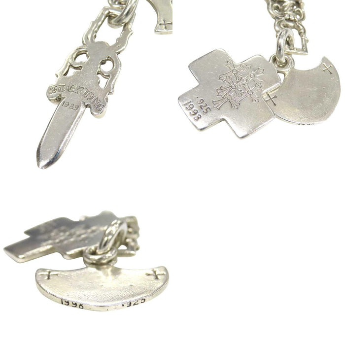 CHROME HEARTS 
CH 3TRINKETS クロス ダガー シルバー 
スリートリンケッツ ペンダントトップ