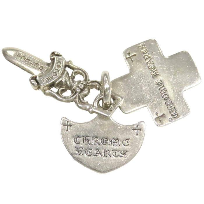 CHROME HEARTS 
CH 3TRINKETS クロス ダガー シルバー 
スリートリンケッツ ペンダントトップ