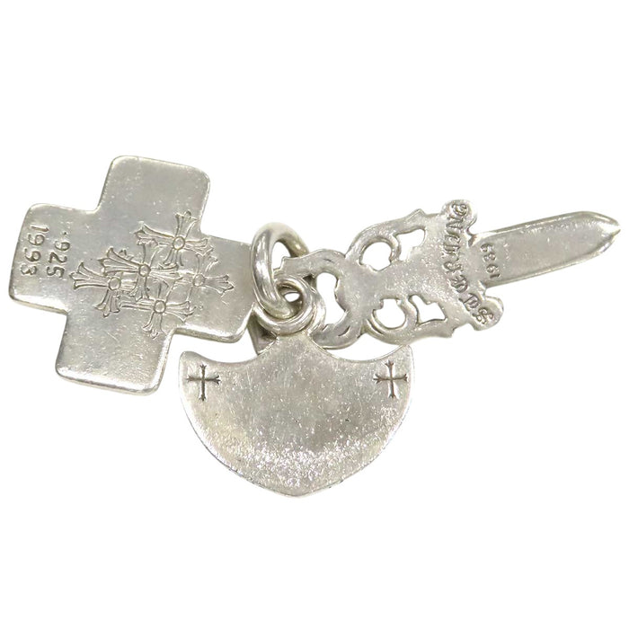 CHROME HEARTS 
CH 3TRINKETS クロス ダガー シルバー 
スリートリンケッツ ペンダントトップ