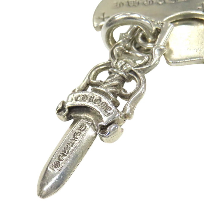 CHROME HEARTS 
CH 3TRINKETS クロス ダガー シルバー 
スリートリンケッツ ペンダントトップ