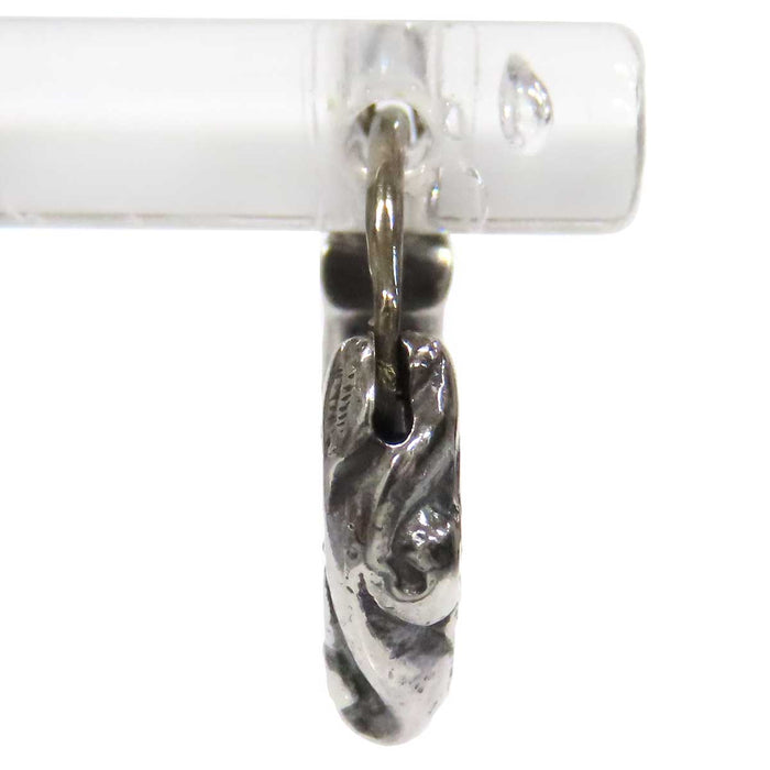 CHROME HEARTS 
CH TNY HOOP SCRL シルバー 片耳用 2015年刻印 
タイニー スクロール フープ ピアス