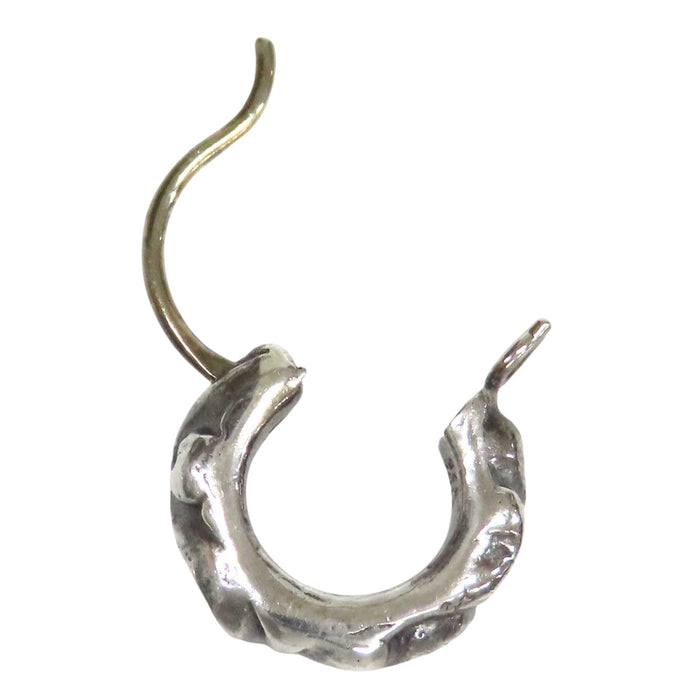CHROME HEARTS 
CH TNY HOOP SCRL シルバー 片耳用 2015年刻印 
タイニー スクロール フープ ピアス