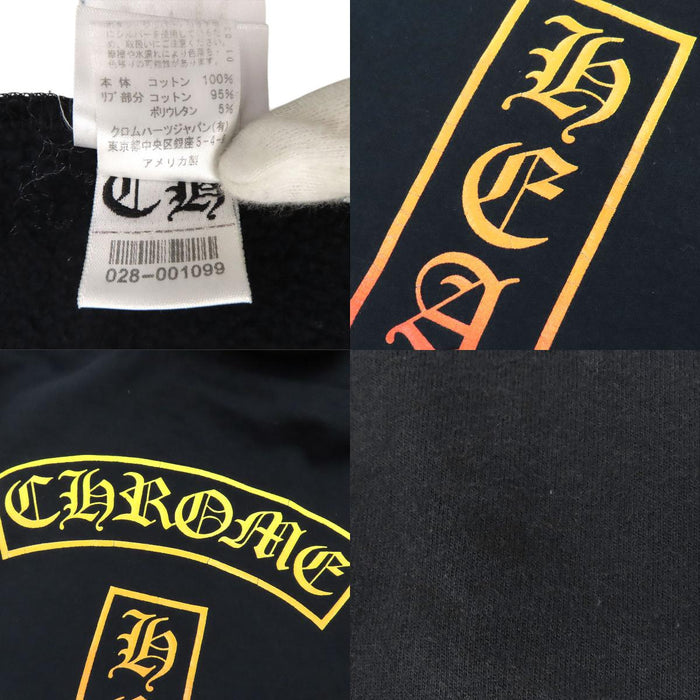 CHROME HEARTS 
CH スクロールラベル フーディ コットン 
グラディエント ヴァーティカル ロゴ パーカー