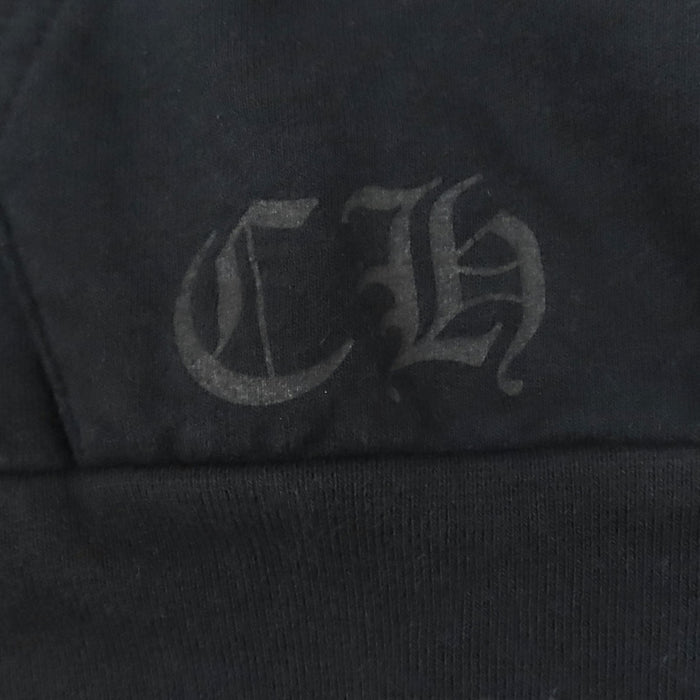 CHROME HEARTS 
Sweat à capuche en coton avec étiquette à motif CH Scroll 
Sweat à capuche logo vertical en dégradé