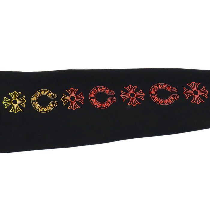 CHROME HEARTS 
CH スクロールラベル フーディ コットン 
グラディエント ヴァーティカル ロゴ パーカー