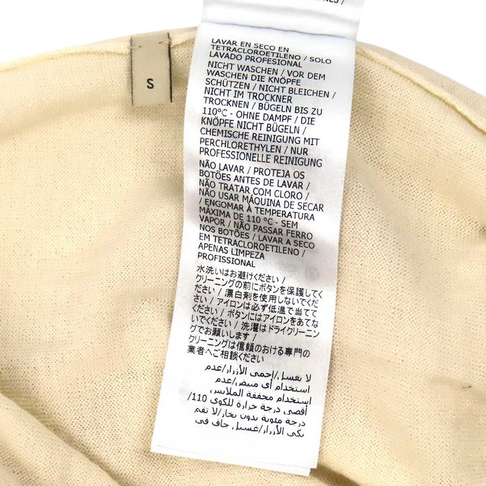 GUCCI 
ロゴボタン ウール混 シルク混 
GG ロゴ パフスリーブ ニット