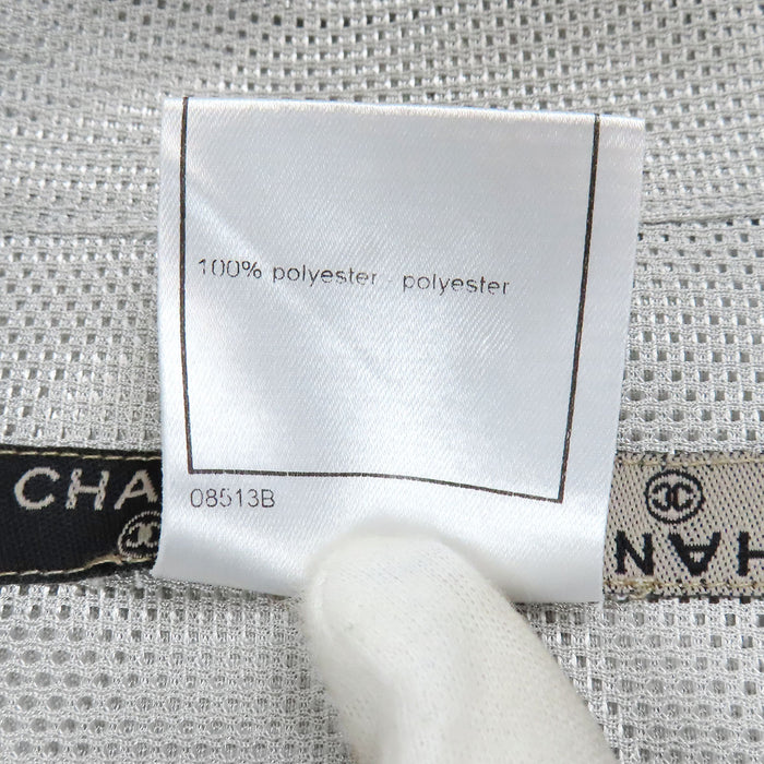 CHANEL 
99P ロゴボタン シースルー ヴィンテージ 
ロゴ メッシュ ロングスリーブ シャツ