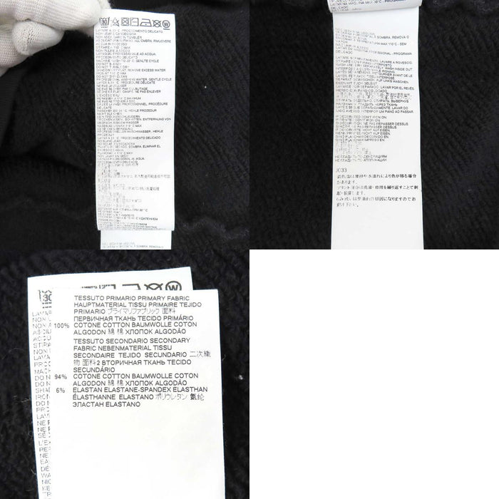 Maison Margiela 
スウェット コットン 
反転ロゴ エンブロイダリー フーディ