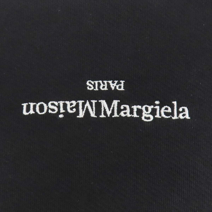 Maison Margiela 
スウェット コットン 
反転ロゴ エンブロイダリー フーディ