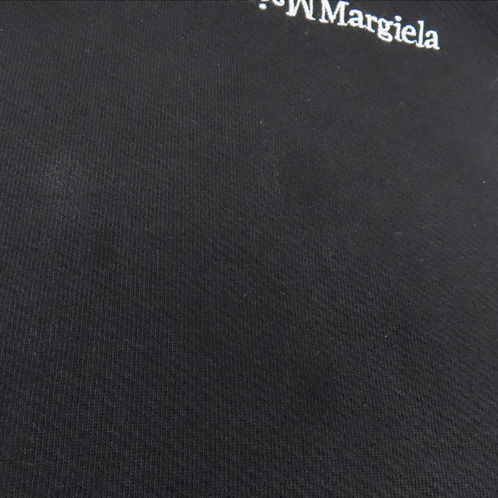 Maison Margiela 
スウェット コットン 
反転ロゴ エンブロイダリー フーディ