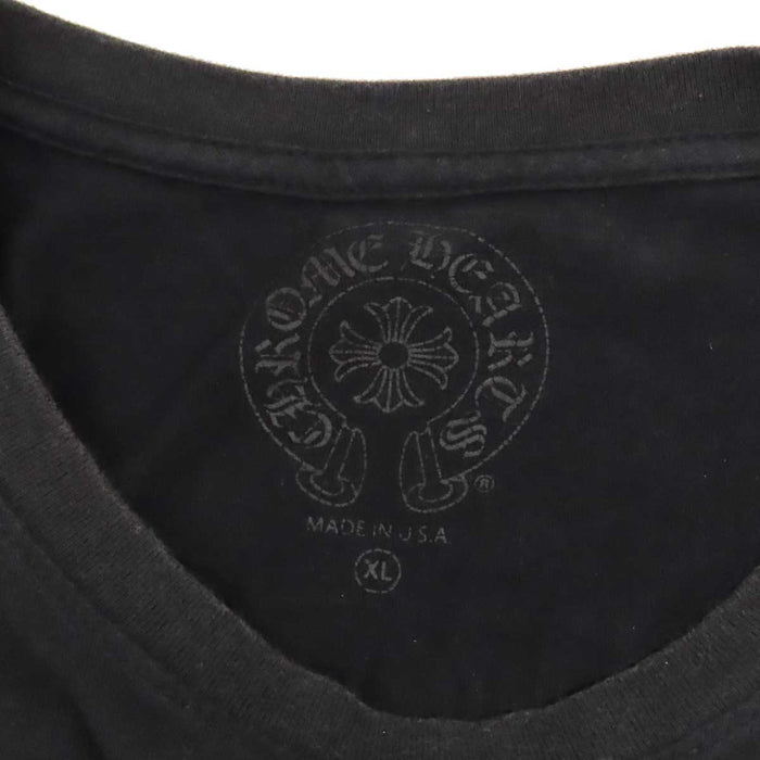 CHROME HEARTS 
MLTCOL CEM CRS LS スクロールラベル ロゴ CH コットン 
マルチ セメタリークロス ロングスリーブ Tシャツ
