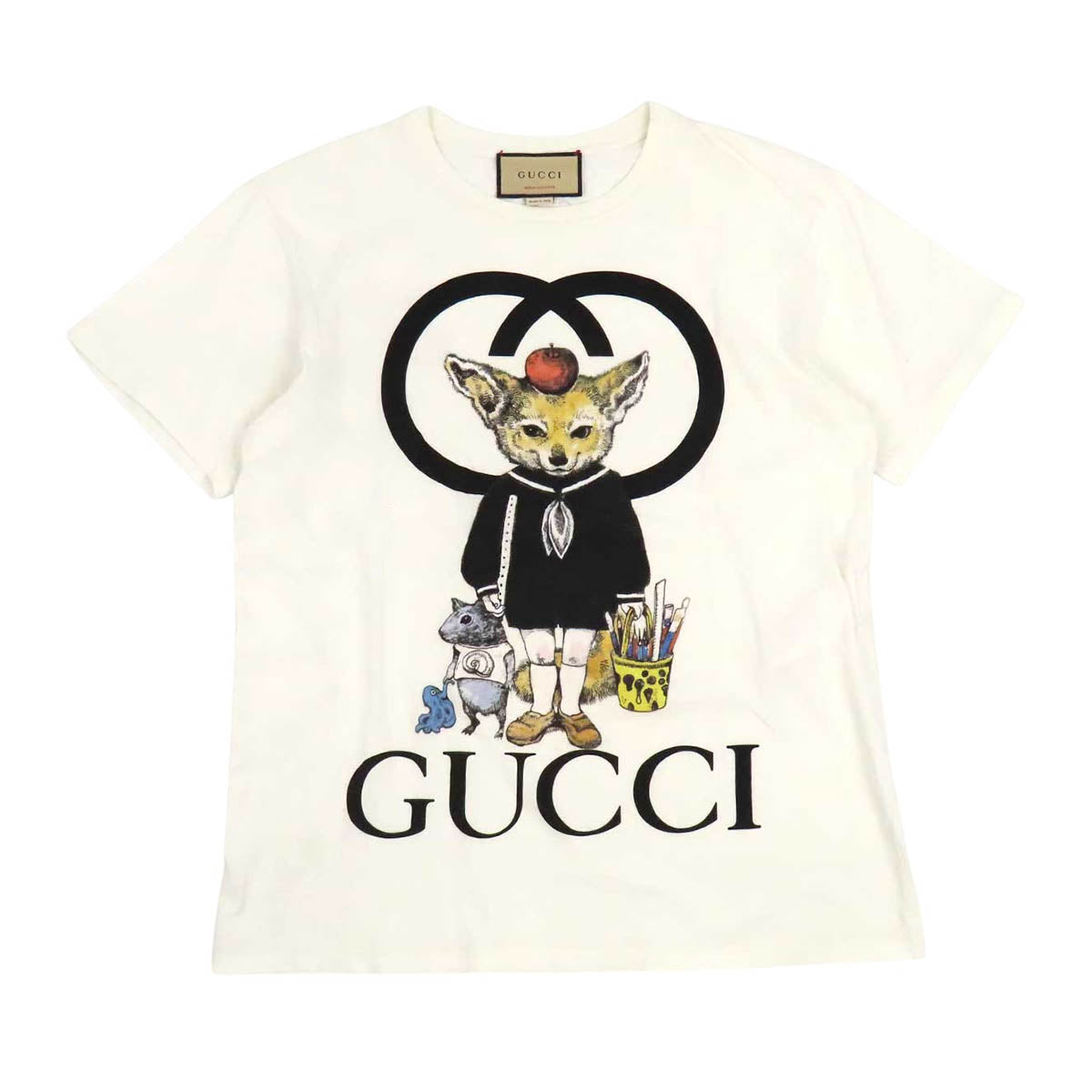 【グッチ】GUCCI×ヒグチユウコ コラボTシャツ GUCCI コラボ 日本限定 コットン ヒグチユウコ GG Tシャツ– TS Trading