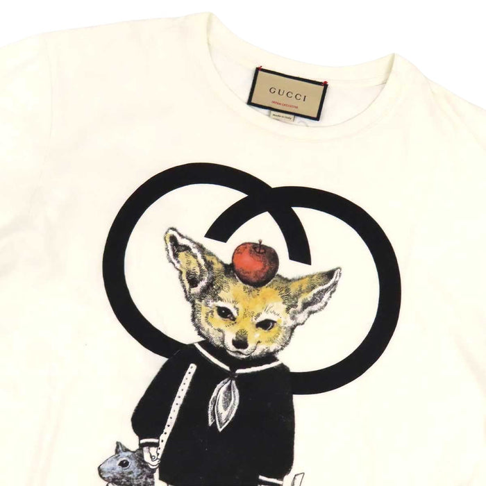 GUCCI 
T-shirt collaboration Japon coton 
Higuchi Yuko GG