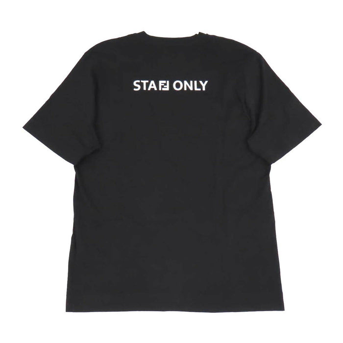 FENDI 
FF ロゴ バックプリント コットン 
STAFF ONLY Tシャツ