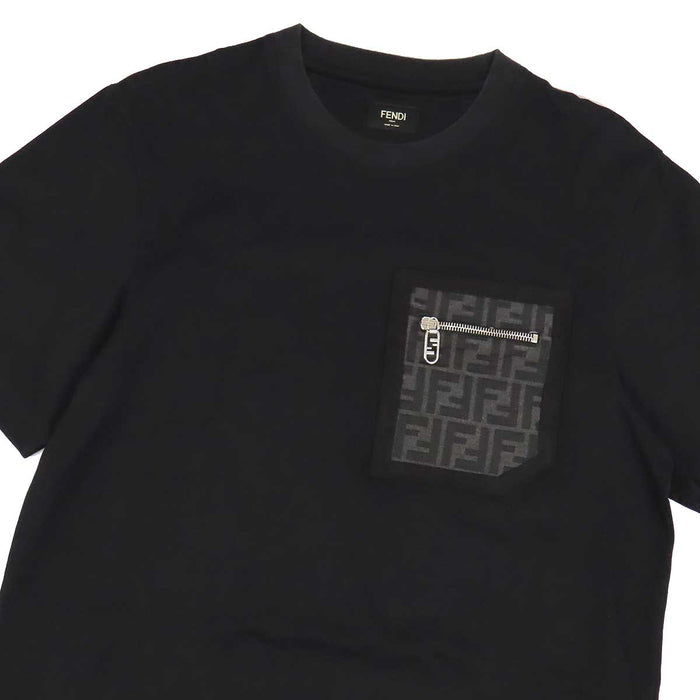 FENDI 
FFロゴ コットン 
FF ジップ ポケット Tシャツ