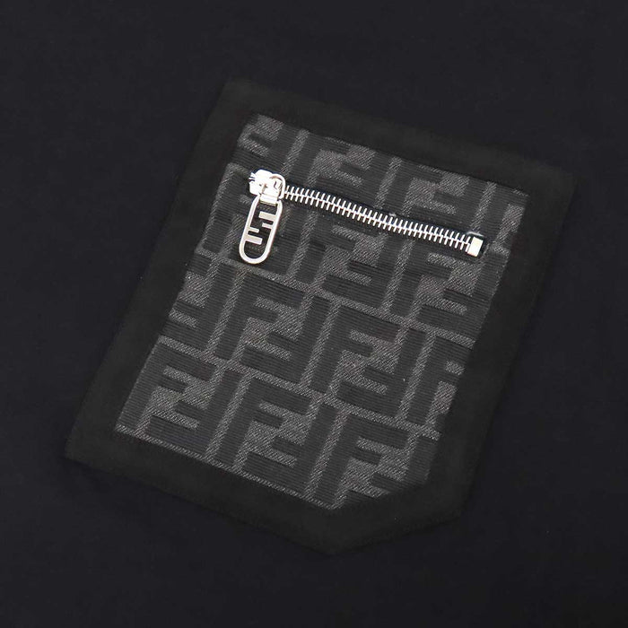 FENDI 
FFロゴ コットン 
FF ジップ ポケット Tシャツ