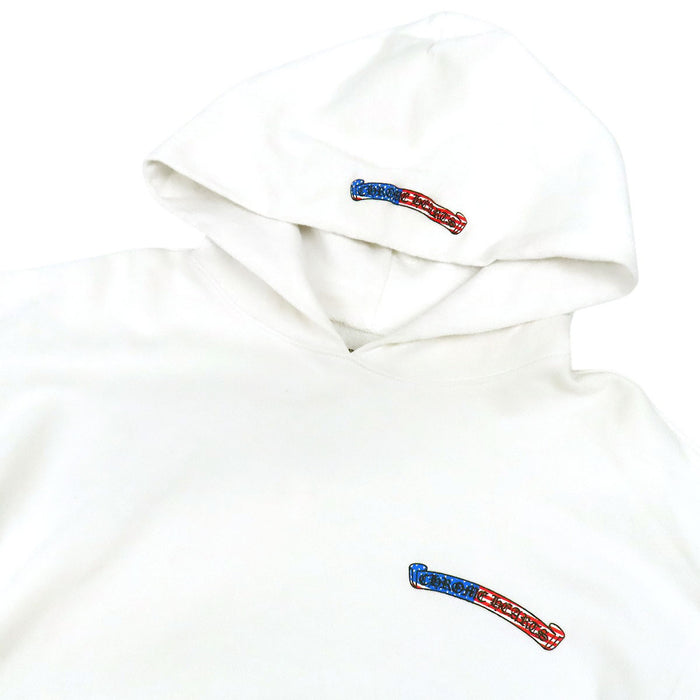 CHROME HEARTS 
マッティボーイコラボ CH スクロールラベル 星条旗 スウェット ワッペン プリント コットン 
MATTY BOY AMERICA HOODIE パーカー