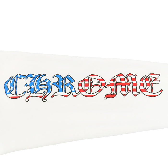 CHROME HEARTS 
マッティボーイコラボ CH スクロールラベル 星条旗 スウェット ワッペン プリント コットン 
MATTY BOY AMERICA HOODIE パーカー