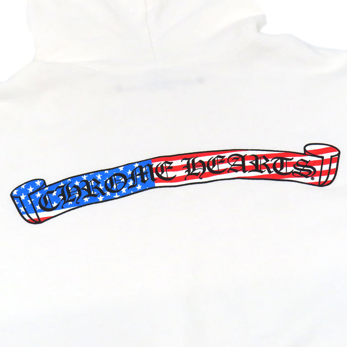 CHROME HEARTS 
マッティボーイコラボ CH スクロールラベル 星条旗 スウェット ワッペン プリント コットン 
MATTY BOY AMERICA HOODIE パーカー