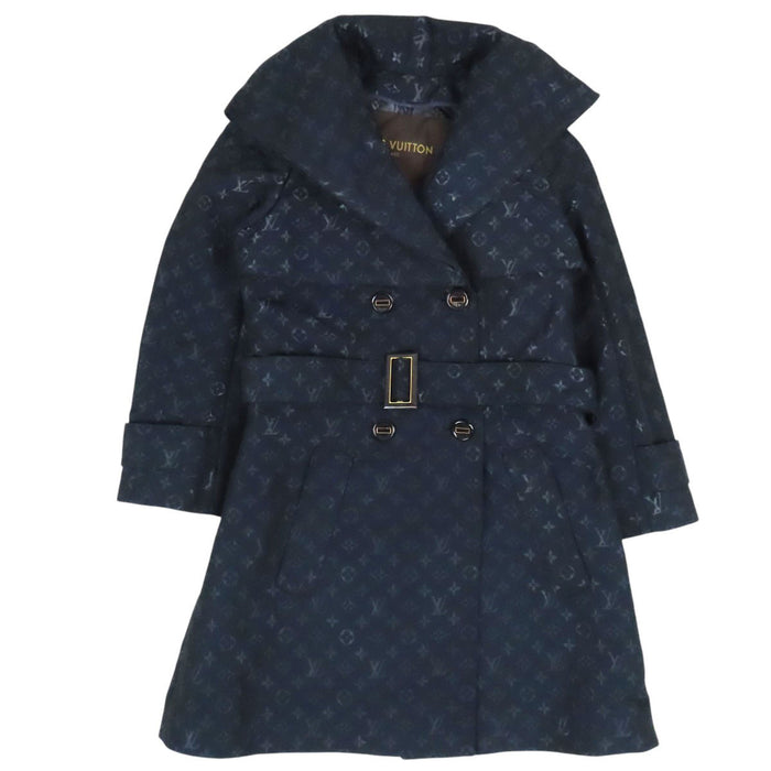 LOUIS VUITTON LV 総柄 ロゴボタン ポリエステル モノグラム ベルト