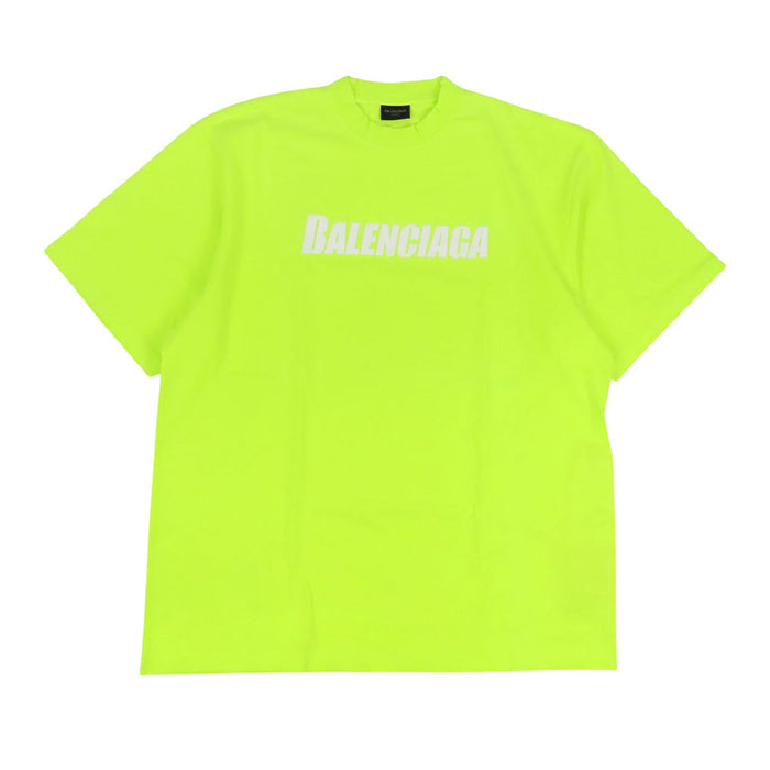 BALENCIAGA 
オーバーサイズ ダメージ加工 ユニフィット 2022 
ロゴ デストロイ加工 半袖 Tシャツ
