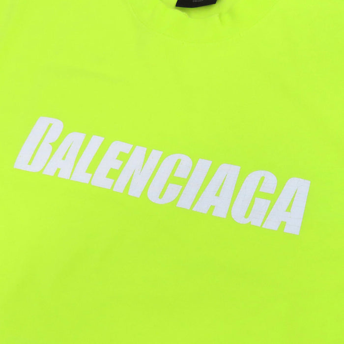 BALENCIAGA 
オーバーサイズ ダメージ加工 ユニフィット 2022 
ロゴ デストロイ加工 半袖 Tシャツ