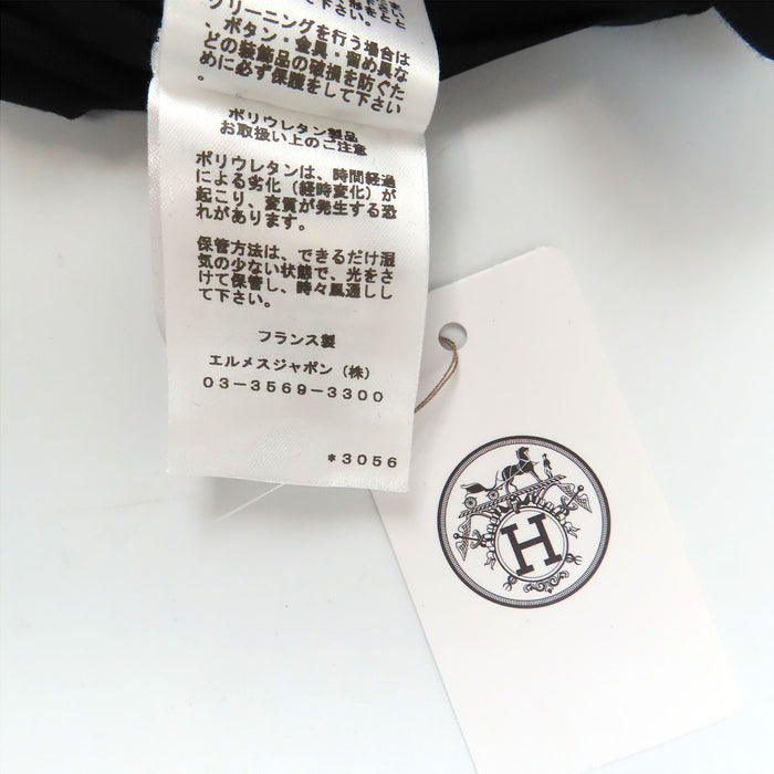 HERMES 
H アッシュ ロゴ ハーフジップ クルーネック ウール 
セリエ 半袖 Tシャツ