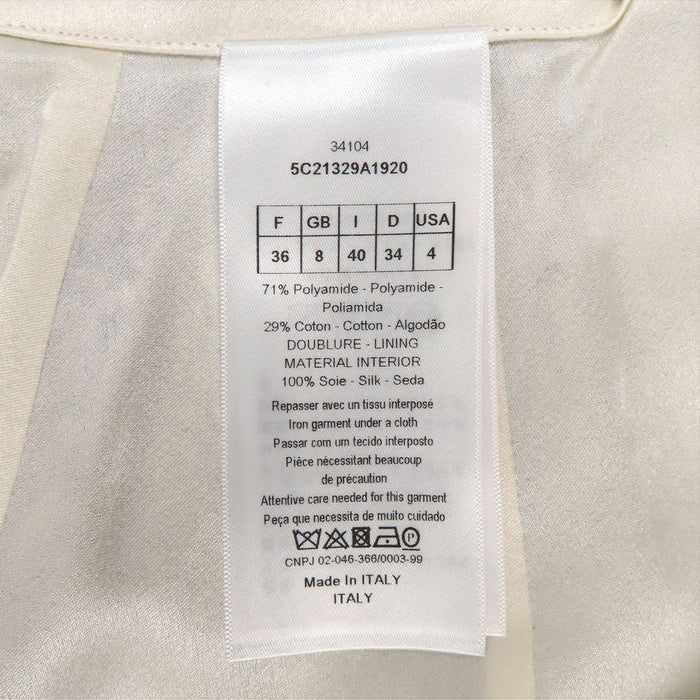 Dior 
CD ナイロン混 コットン混 
モノトーン フレア スカート