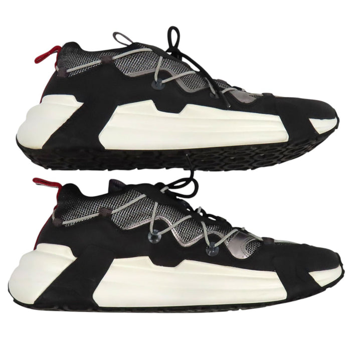 MONCLER 
Baskets dad sneakers tricolores métalliques à lacets 
COMPASSOR