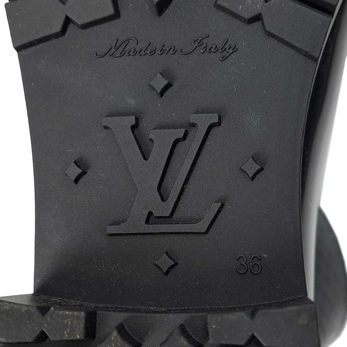 LOUIS VUITTON 
LV ラバー 
スプラッシュ ライン レインブーツ 
モノグラム