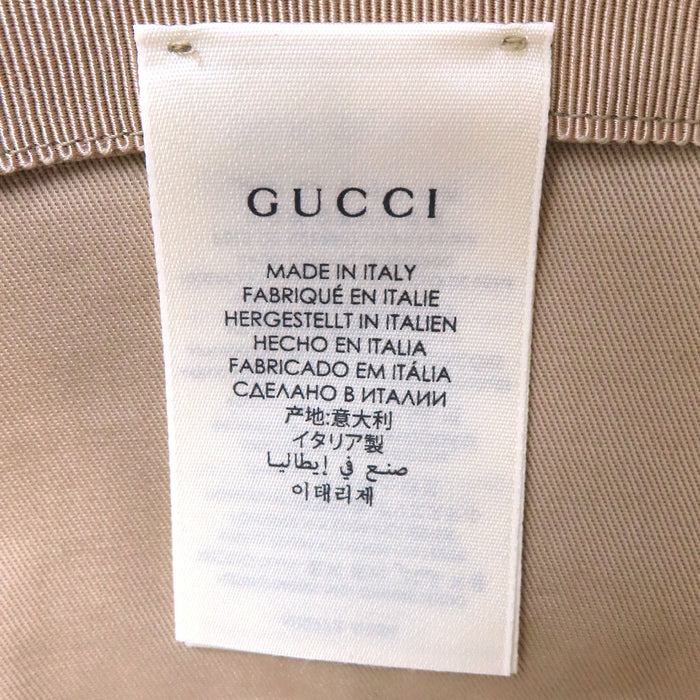 GUCCI 
Disney Mickey Mouse 総柄 ロゴ レザー パッチ 
ディズニー コラボ GGスプリーム ハット