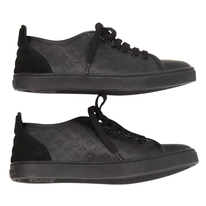 LOUIS VUITTON 
LV ラバー スウェード レースアップ 
モノグラム レザー ローカット スニーカー