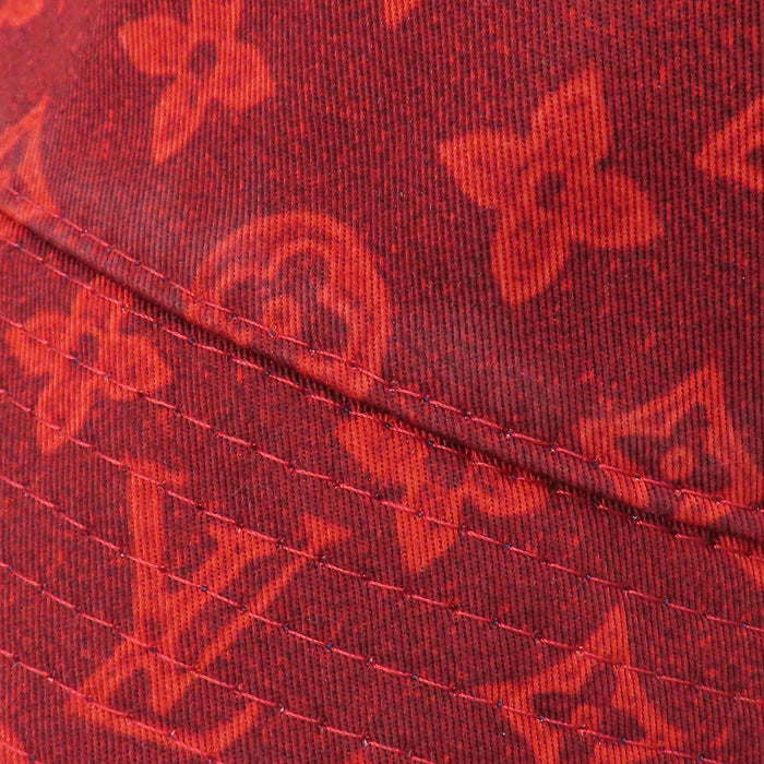 LOUIS VUITTON 
LV ロゴ 刺繍 総柄 リバーシブル 
シャポー モノグラム レコード バケットハット