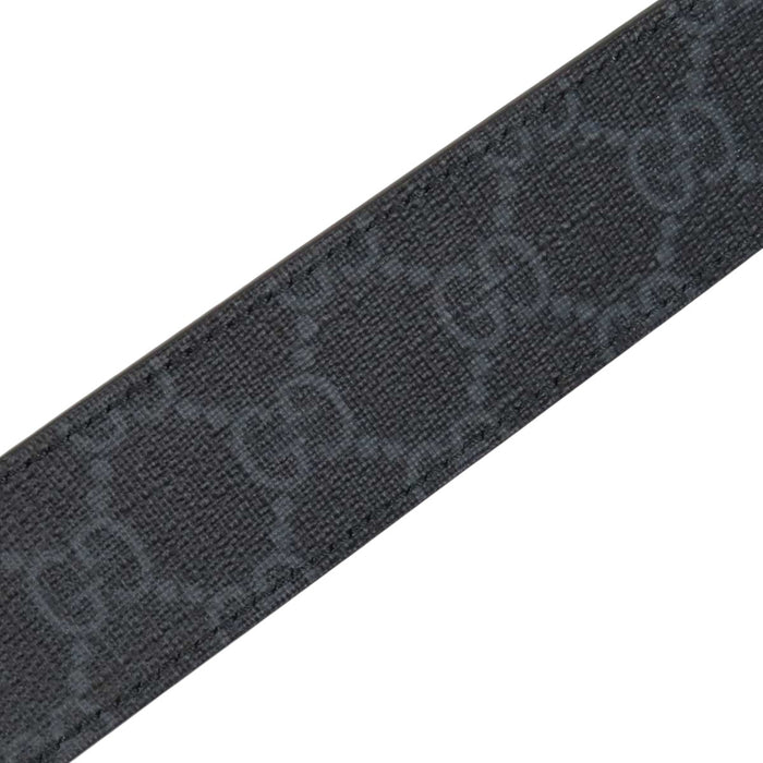 GUCCI 
GG柄 レザー 
スクエアG バックル リバーシブル ベルト