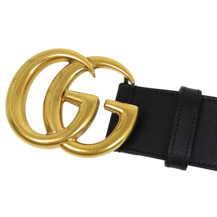 GUCCI 
ダブルG ロゴ ゴールドカラーメタル 
GG バックル ベルト