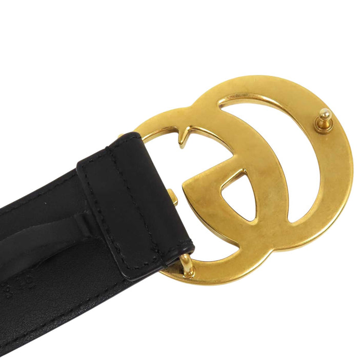 GUCCI 
ダブルG ロゴ ゴールドカラーメタル 
GG バックル ベルト