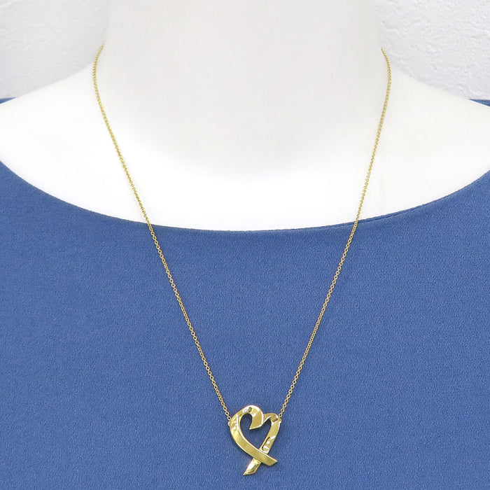 TIFFANY&Co. 
ラビングハート ネックレス