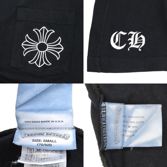 CHROME HEARTS 
スクロールラベル クルーネック 
CHプラス バックロゴ ロングスリーブ Tシャツ