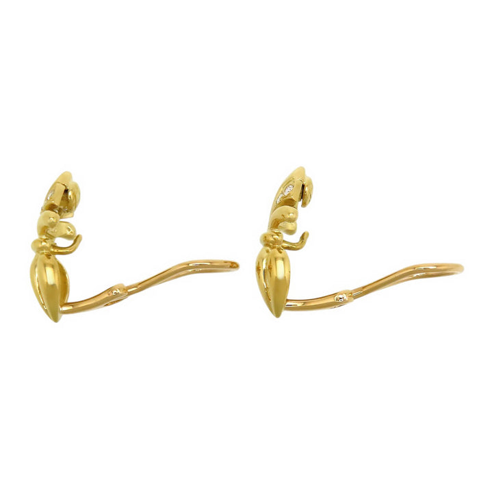 MIKIMOTO 
Orecchini perla con diamanti con charm intercambiabile