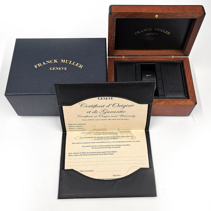 FRANCK MULLER 
Tonneau Curvex 
With Box and Warranty Card