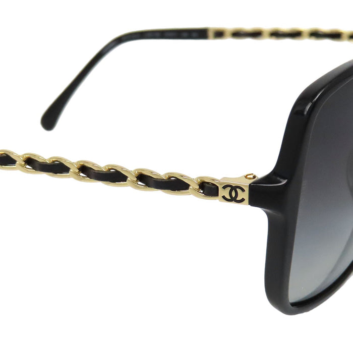 CHANEL 
COCO CC ロゴ 
ココマーク チェーン テンプル サングラス