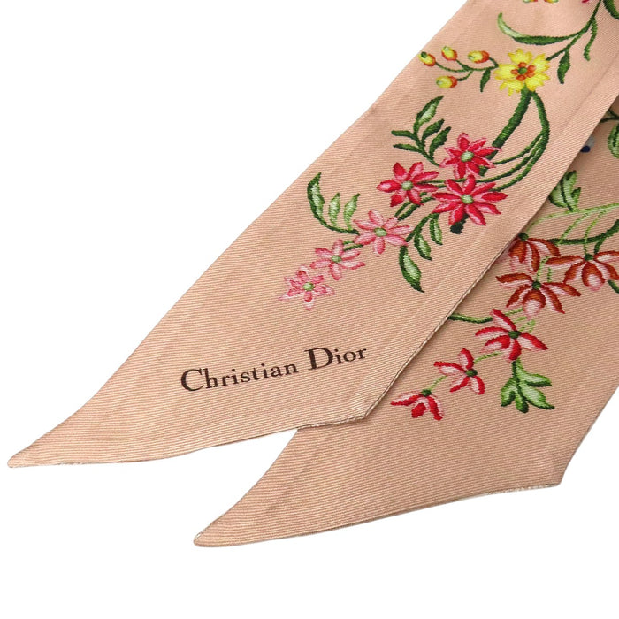 Dior 
シルクツイル ロゴ CD 
フローラル ミッツァ スカーフ