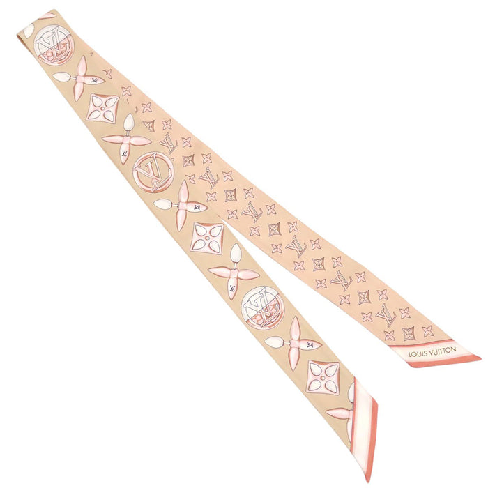 LOUIS VUITTON 
Fascia in seta LV 
Bandeau BB Louisette 
Monogramma