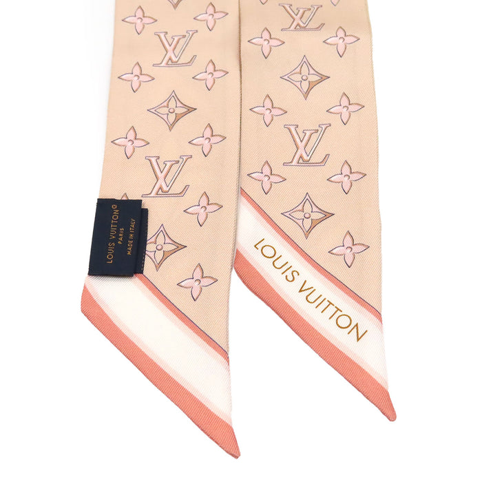 LOUIS VUITTON 
Fascia in seta LV 
Bandeau BB Louisette 
Monogramma