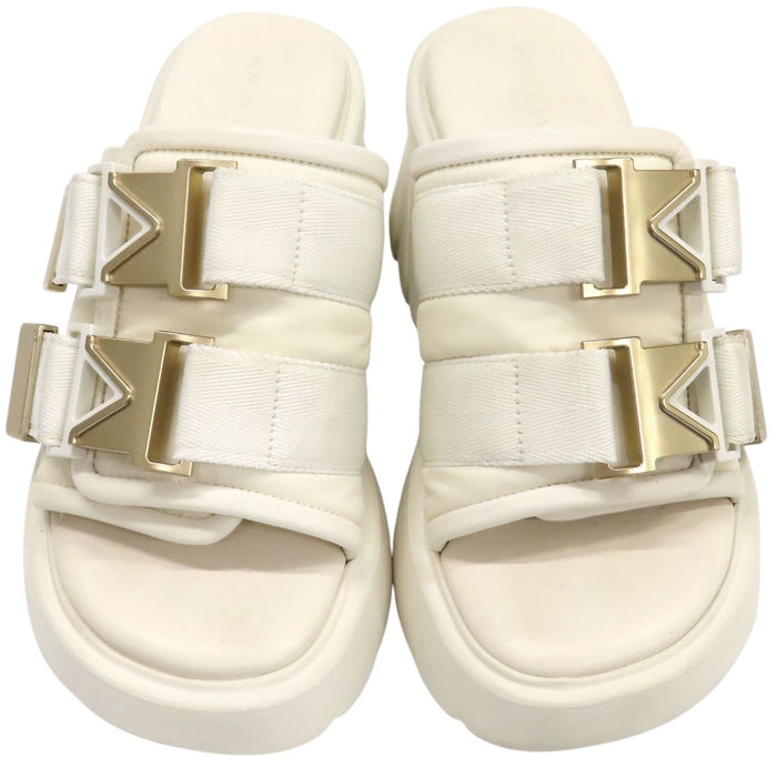 BOTTEGAVENETA 
レザー 
フラッシュ ダブルベルト サンダル